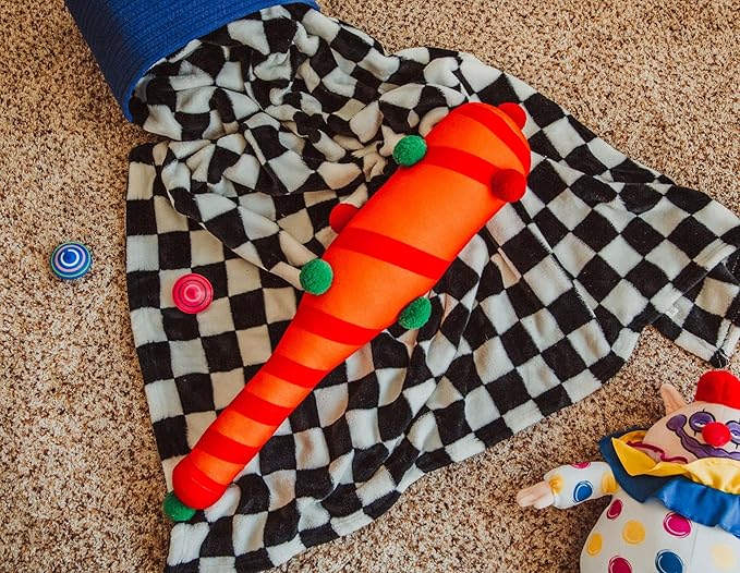 Killer Klowns from Outer Space Orange Baseball Bat 30-Inch Collector Plush Toy, Large Soft Stuffed Animal