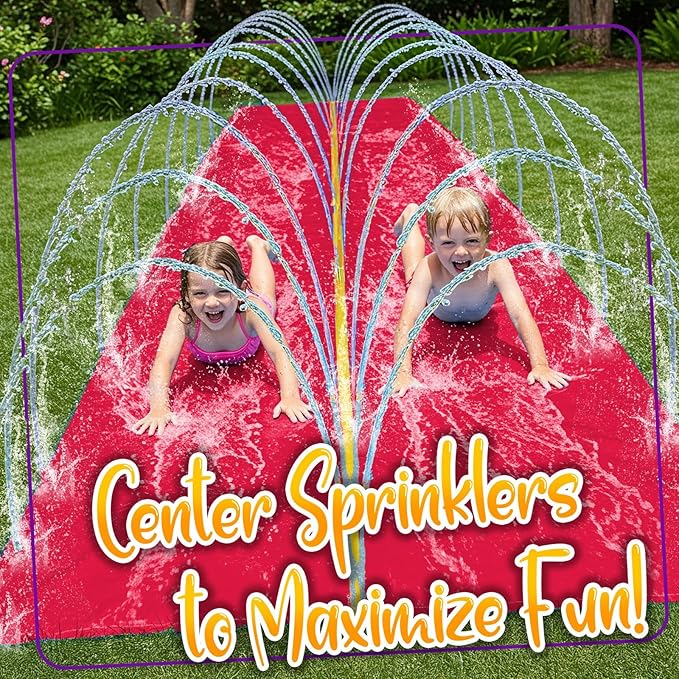 Stargo 18 x 5 ft - Slip Splash and Slide, Water Slides for Kids - Backyard waterslide for Kid Outdoor Fun Summer Water Toys, Water Activities for Kids and adults for backyard fun, Ages 4-8, 5 6 7 8-12