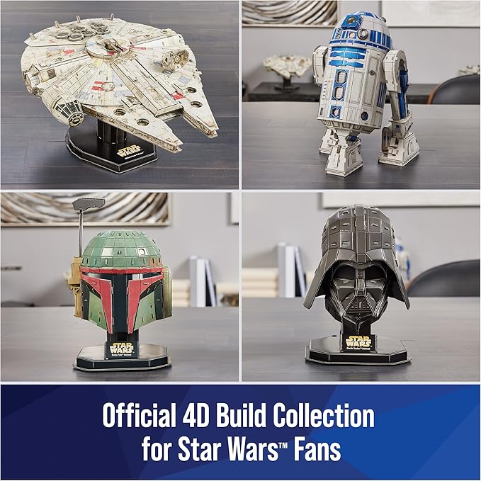 4D Build Star Wars Deluxe Venator-Class Star Destroyer 3D Model Kit, Star Wars Collectibles & Desk Decor, Adult Puzzle, Building Toys, 288 Pieces, 3D Puzzles for Ages 12 & Up