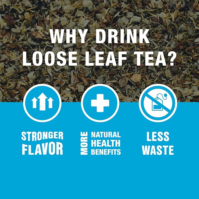 Tiesta Tea - Pear Reverie Tea, Loose Leaf, White Pear Herbal Tea, Premium Low Caffeine Tea Blend, Make Hot or Iced & Up to 50 Cups, 5 oz Refillable Tin