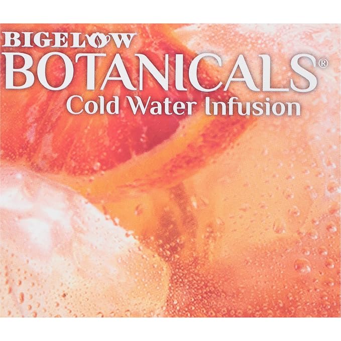 Bigelow Botanicals Blood Orange Tangerine, Caffeine Free Herbal Tea with Blood Orange & Tangerine Flavor, 18 Count (Pack of 6), 108 Total Tea Bags