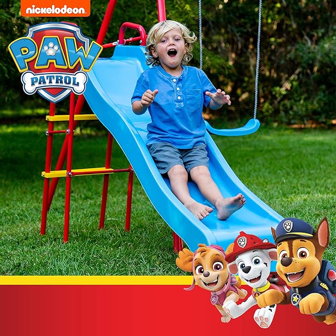 Swurfer PAW Patrol Swing Sets for Backyard, Swingset Outdoor for Kids