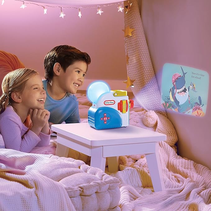 Little Tikes Story Dream Machine Big Shark, Little Shark Story Collection, Storytime, Books, Random House, Audio Play Character, Gift and Toy for Toddlers and Kids Girls Boys Ages 3+ Years