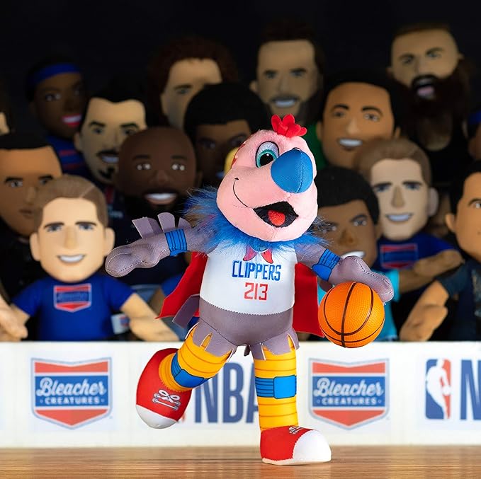 Bleacher Creatures NBA Unisex NBA 10-inch Mascot Plush Doll