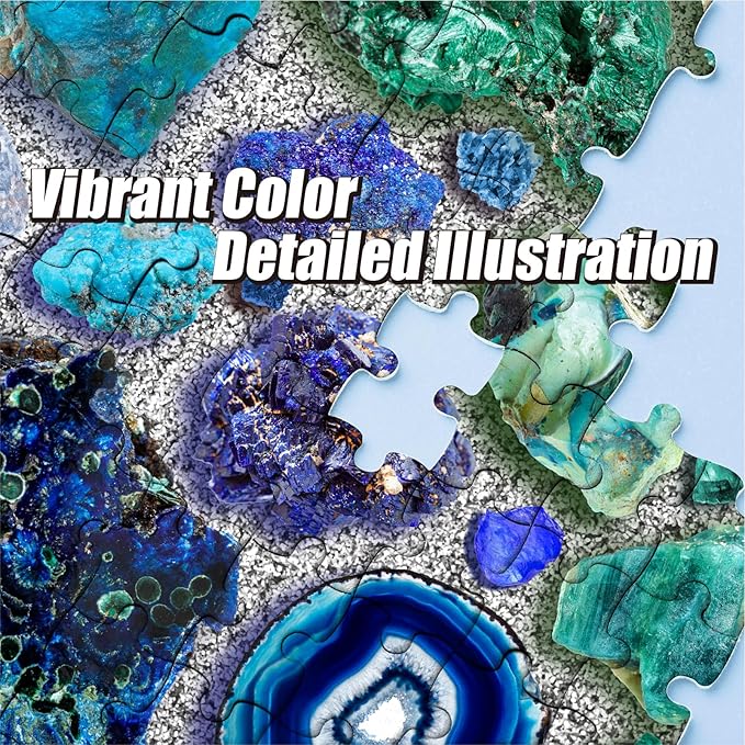 Antelope - 1000 Piece Puzzle for Adults, Chromatic Crystals - Jigsaw Puzzles 1000 Pieces, High Resolution, Matte Finish, No Dust