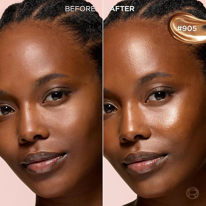 L'Oreal Paris Makeup True Match Lumi Glotion, Natural Glow Enhancer, Illuminator Highlighter, Bronzing Drops For a Sun-Kissed Glow, 905 Rich