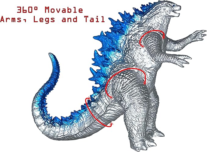 TwCare Mega Godzilla vs Kong Movie Series Action Figure Toy, Movable Joints Birthday Gift for Boys and Girls, Travel Bag