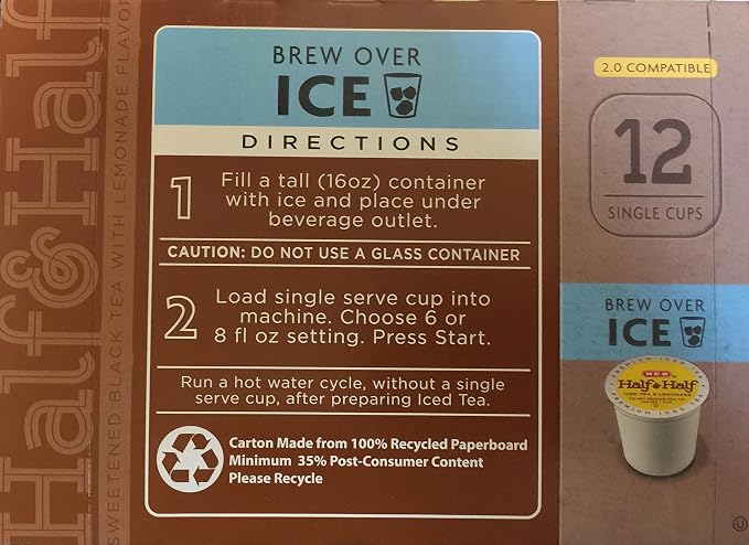 HEB Half & Half Ice Tea and Lemonade single cups