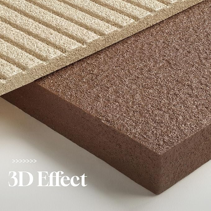 Cuspin Large Brown 3D Textured Wall Art
