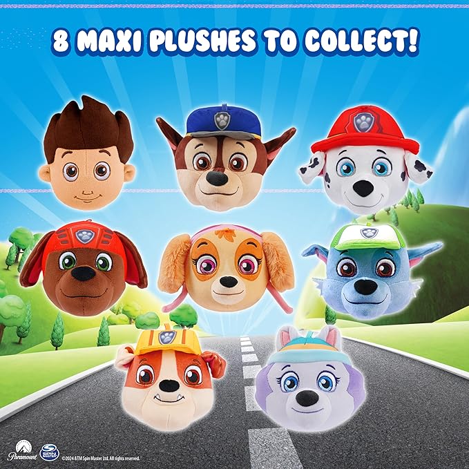 MiraBall PAW Patrol Plush, Blind Box Surprise Plushies - Mighty Pups Toy, Cute Stuffed Animal - Great for Gifts & Party Favors, Aged 3+ (4-Pack)
