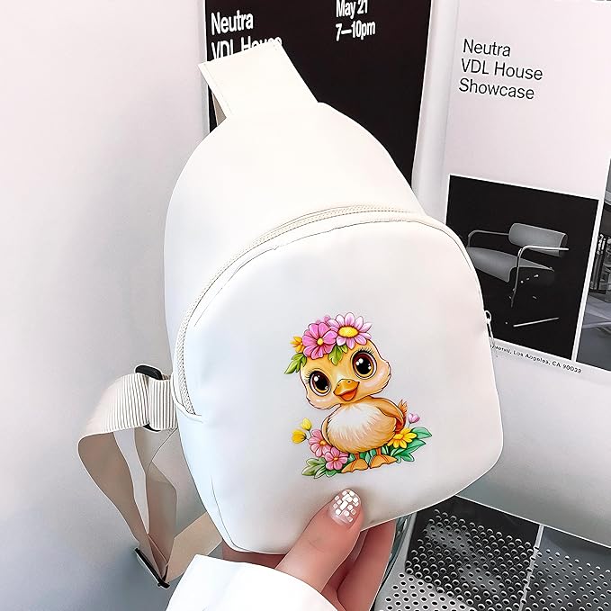 Duck Mini Sling Bag, Crossbody Bag, Toddler Purse For Kids Girl, Birthday Gift For 4 5 6 7 8 9 10 11 12 Year Old Gifts For Daughter, Granddaughter, Sister, Niece!