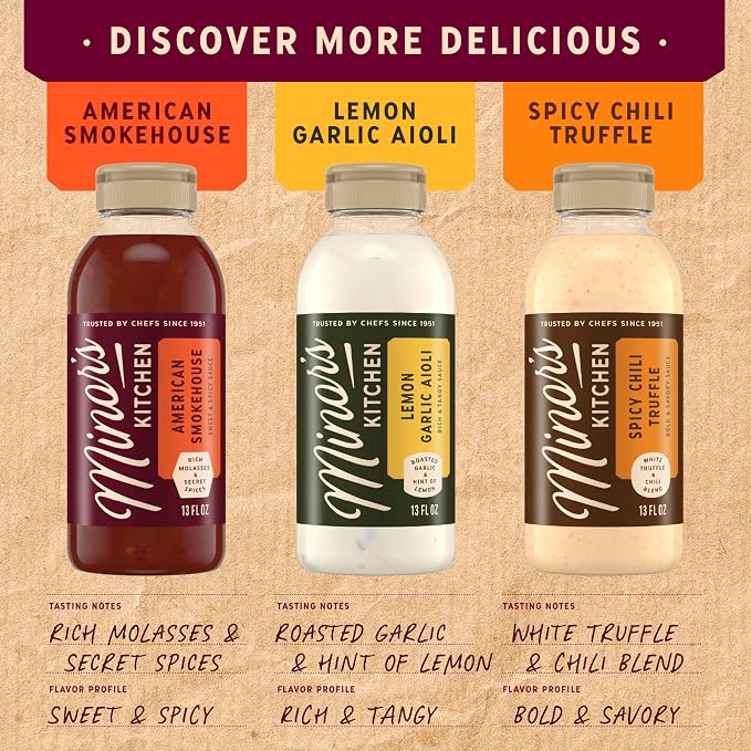 Minor's Kitchen Creamy Korean Bbq Sauce, Condiments And Sauces, Dips And Spreads (Pack of 2)