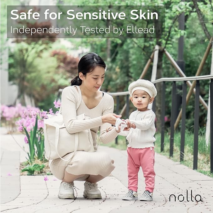 Nolla Flushable Wipes, 100% Plant-Based, Plastic-Free and Biodegradable - For Adults and Kids - Unscented + Soothing Aloe and Vitamin E 360 Count (6 Packs of 60)
