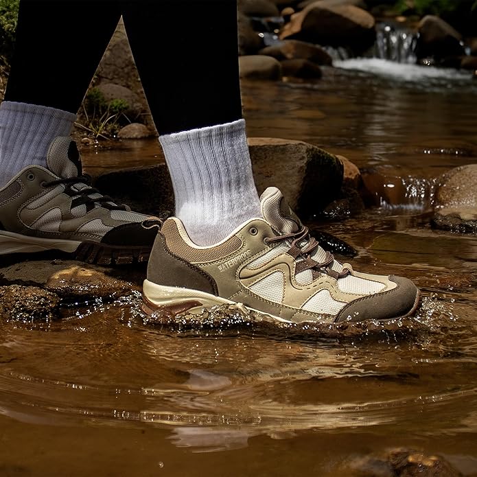 CC-Los Women's Lightweight Waterproof Hiking Shoes for Walking, Outdoor & Climbing