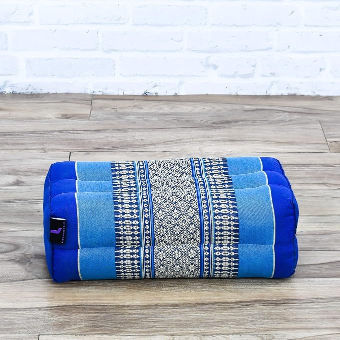 Leewadee Yoga Block – Floor Cushion for Yoga Practice, Meditation Seat Cushion for Workouts Filled with Kapok