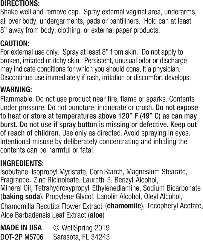 FDS Intimate Deodorant Spray, Extra Strength, 2 oz (Pack of 3) Feminine Spray for All Day Freshness & Odor Protection; pH-balanced, Talc-Free, Gynecologist Tested