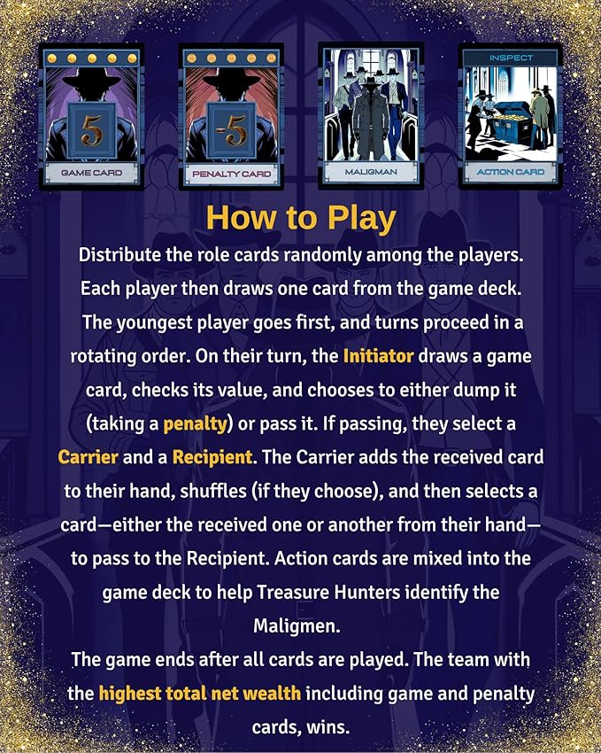 A Strategic Social Deduction Card Game | Hidden Roles, Deception & Bluffing | Kids and Adults Card Game | Exciting Party & Family Game for 4-8 Players, Ages 8+