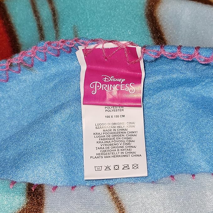 Official License Character Girls Pink Fleece Soft and Cozy Throw Blanket (40" x 60) (P18)
