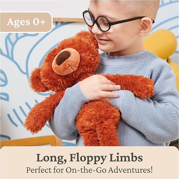 GUND Toothpick Pumpkin Pie, Teddy Bear Stuffed Animal for Ages 1 and Up, Pumpkin Orange, 15”