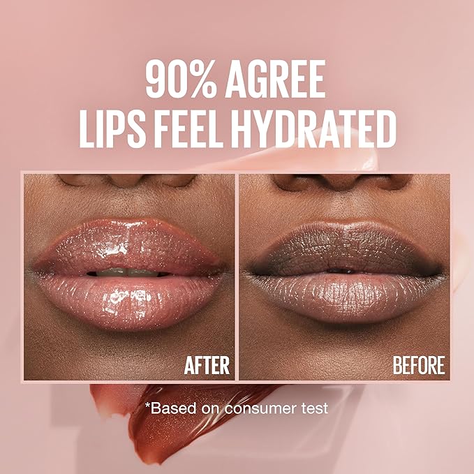 Maybelline Lifter Gloss, Hydrating Lip Gloss with Hyaluronic Acid, High Shine for Plumper Looking Lips, Topaz, Terracotta Neutral, 0.18 Ounce