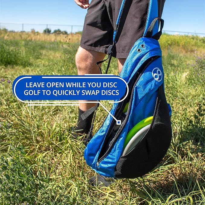Disc Golf Backpack Slinger Bag | 6-12 Discs | Multiple Colors