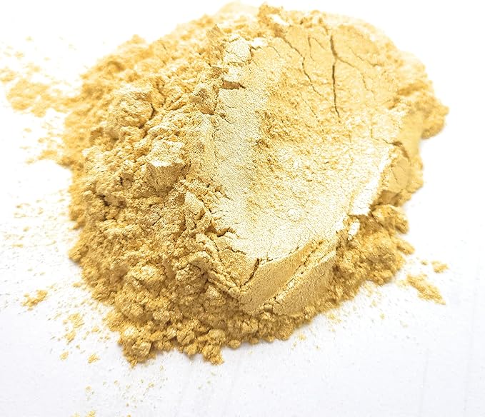 Pearl Mica Powder Pigment Dye - 500 Grams (1.1 lbs) - Best Bulk Price for Fine Arts, Crafting, Painting, Soap Candle Slime Jewelry Making, Epoxy Resin (Yellow AY02)