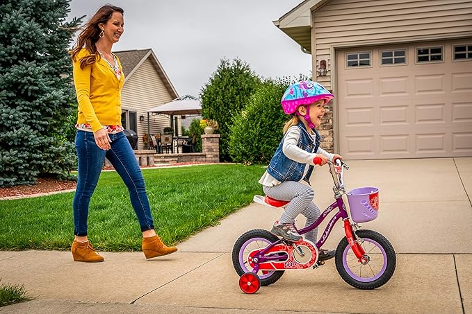 Schwinn Elm and Koen Bike or Balance Bike, 12-18 Inch Bike for Kids Ages 2-13, Black, Blue, Red, Teal, Pink or Purple, SmartStart Ergonomic Design, Adjustable Seat Grows with Child, Training Bicycle