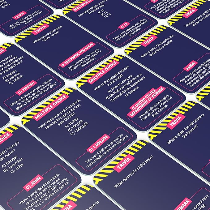 Bubblegum Stuff iykyk General Knowledge - Fun Quiz Game for All - Trivia Edition - 150 Cards - Perfect for Game Nights, Travel, and Parties - Great Gift - Unique and Exciting Take on Classic Quizzes