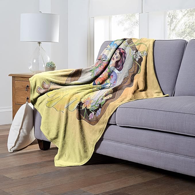 Northwest Disney 100 Silk Touch Throw Blanket, 50" x 60", Celebration Snow White