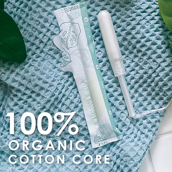 L. Cotton Tampons Regular/Super Absorbency Multipack, Free from Chlorine Bleaching, Pesticides, Fragrances, or Dyes, 42 Count x 2 Packs (84 Count Total)