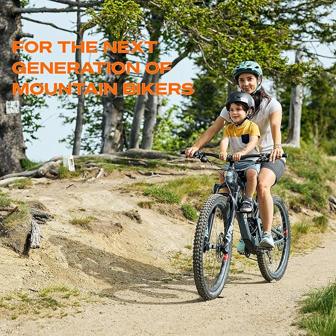 Kids Ride Shotgun - Child Bike Seats - Front Mounted, for Children Aged 2~5 Years, Fits Most Adult Modern Mountain Bikes, Adjustable for Comfort