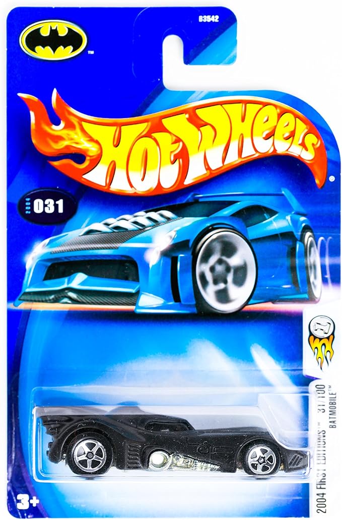 2004 First Editions -#31 Batmobile Semigloss Black #2004-31 Collectible Collector Car Mattel Hot Wheels 1:64 Scale
