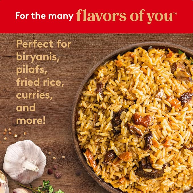 Royal Brown Basmati Rice - Authentic Long Grain Rice - 10 lb Bag | Perfect for Biryanis, Pilafs & Curries - Cook in Microwave or on Stove Top