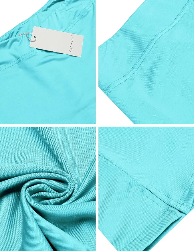 Ekouaer Women's Active Performance Skort Lightweight Skirt for Golf Tennis | Built-in Shorts, A Line, High Waisted, Tummy Control, Pickleball, Running, Workout, Sports, Skorts for Woman