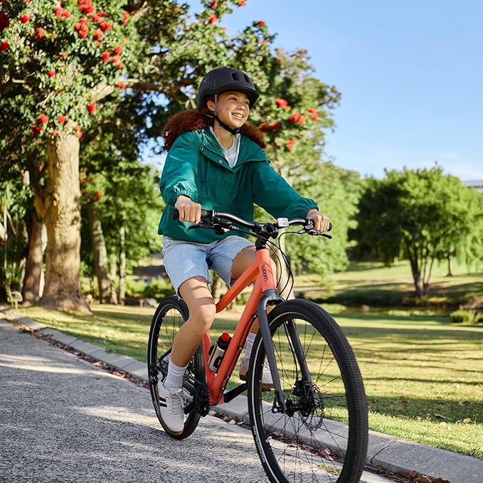 woom Explore Bicycle for Kids 6-14 Years Old, Road & Mountain Ready Bikes for Advanced Riders with Powerful Disc Brakes for Boys & Girls (20”, 24” & 26” Wheels)