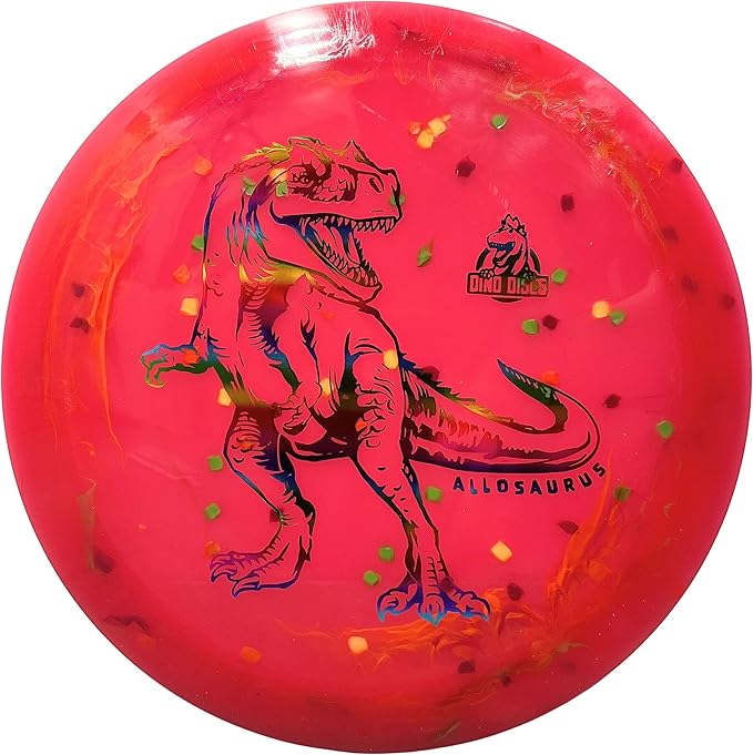 Allosaurus Disc Golf Distance Driver for Children and Novice Players | Ultra Lightweight | Made by Dino Discs