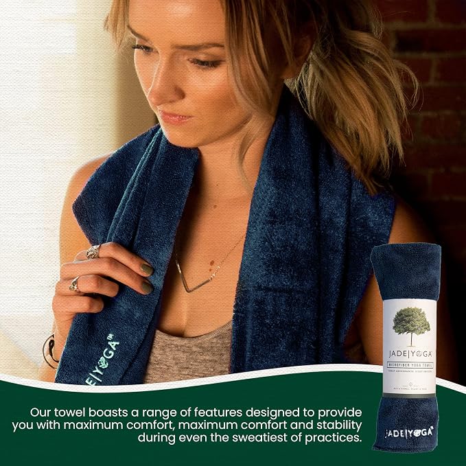 Jade Microfiber Yoga Towel