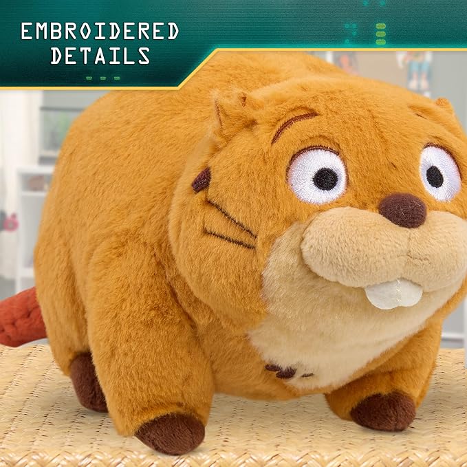 Disney and Pixar's Hoppers Small Plush - Mabel Beaver Soft Toy for Kids and Movie Fans, Inspired by The Hoppers Movie, Kids Toys for Ages 3 Up by Just Play