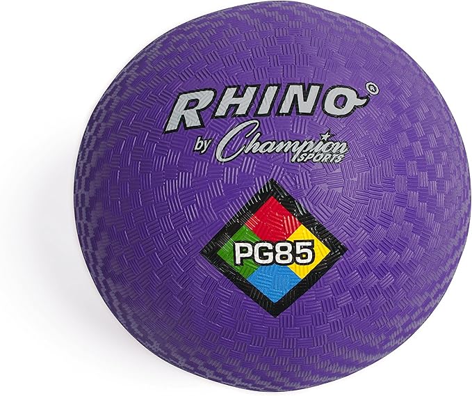 Champion Sports Playground Balls – Single Balls & Sets, Multiple Colors, Durable Nylon-Wound Construction for Kickball & Indoor/Outdoor Play