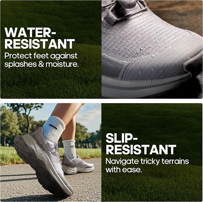 NORTIV 8 Women's Lightweight Hiking Shoes Quick Lace | Outdoor Fashion Sneakers For Hiking Walking Travel And Daily Wear With Quick Lace Design Lightweight Comfort Gladiator
