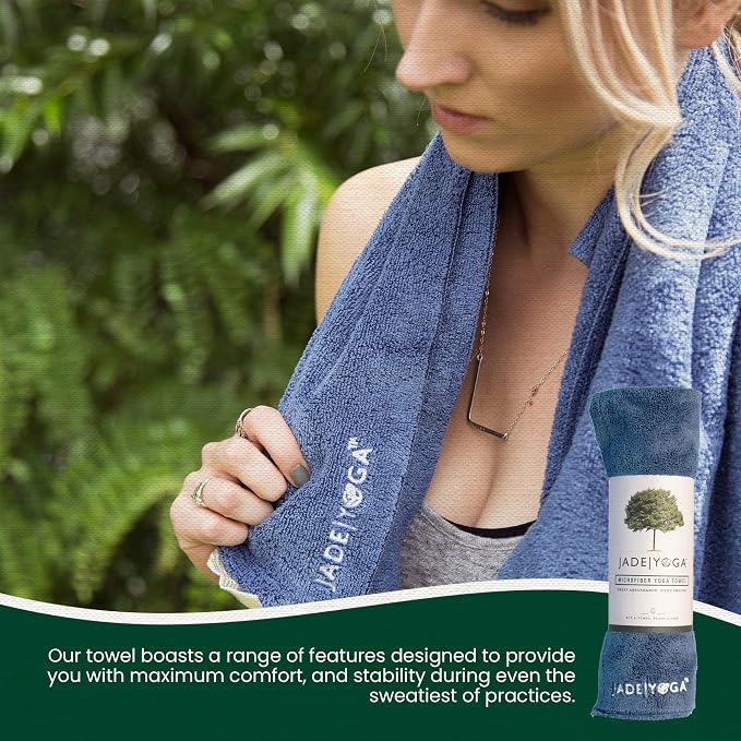 Jade Microfiber Yoga Towel