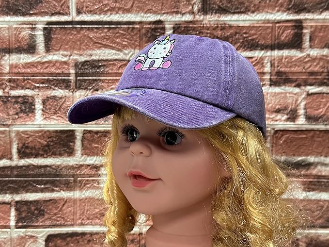Embroidered Animal Baseball Hats for Boy and Girl