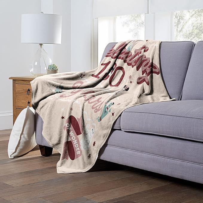 Northwest Disney 100 Silk Touch Throw Blanket, 50" x 60", Celebrate Wonder