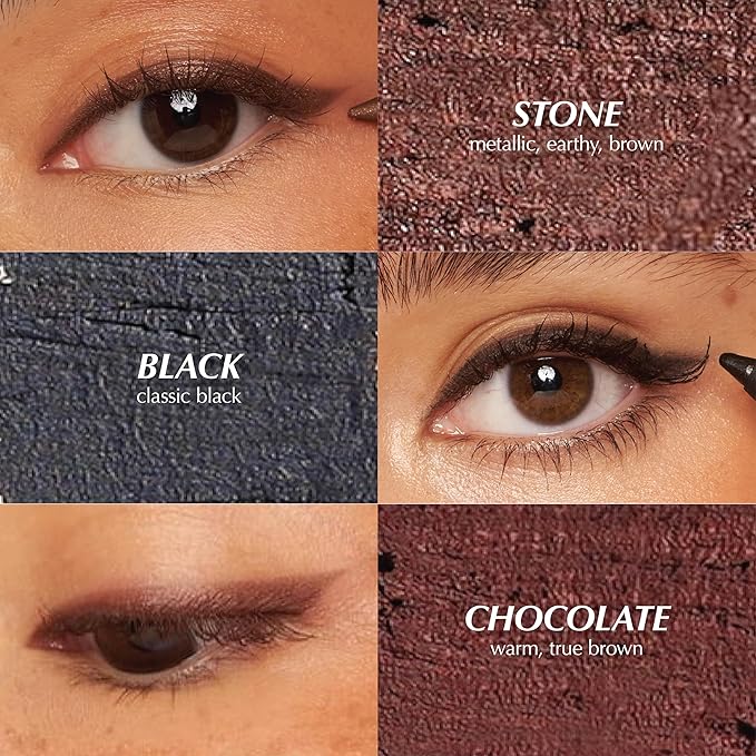 PERSONA 24HR Bronze Waterproof Eyeliner Pencil | Creamy Smudgeable for Lash Line & Waterline | All-Day Wear | Vegan, Cruelty-Free | Sharpenable | Made in USA