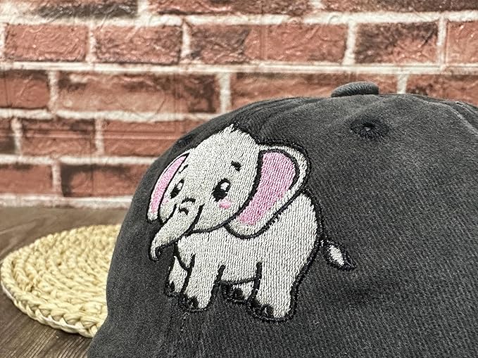 Embroidered Animal Baseball Hats for Boy and Girl