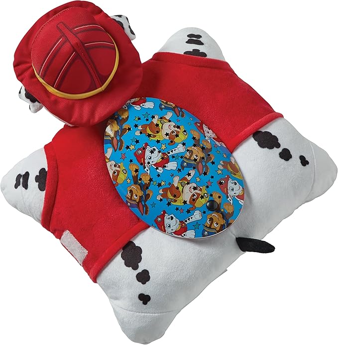 Pillow Pets Paw Patrol Marshall Sleeptime Lites 11" Stuffed Animal Plush Nightlight