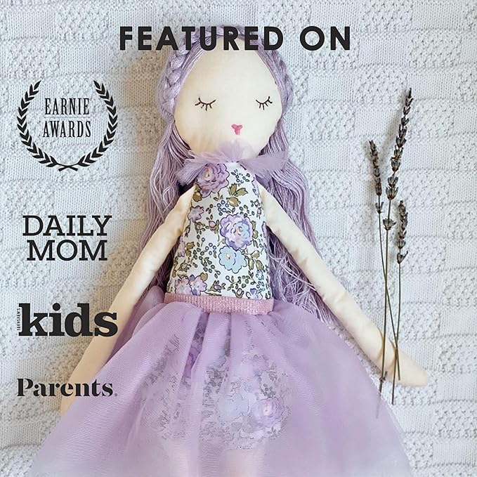 Mon Ami Lavender Scented Designer Plush Doll – 21”, Fun Adorable Stuffed Toy Gift for Kids of All Ages, Use as Toy or Room Décor