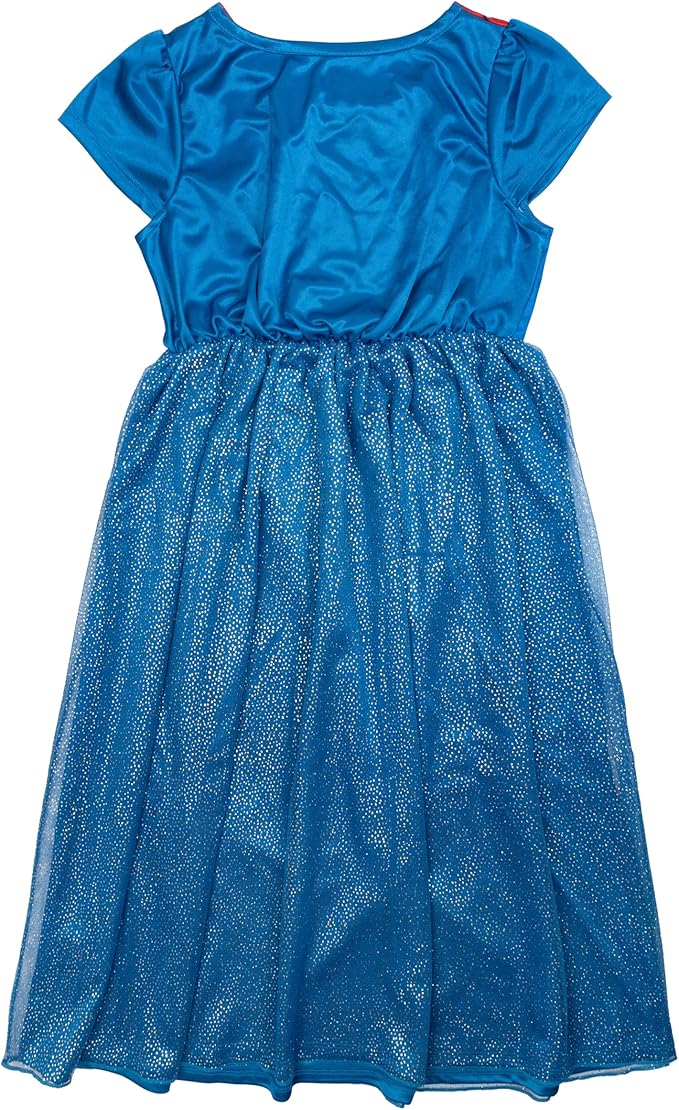 Disney Girls' Princess Dress Nightgown, Fantasy Gown, Soft & Cute Pajamas for Kids