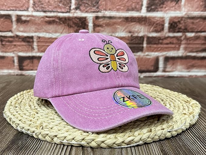 Embroidered Animal Baseball Hats for Boy and Girl