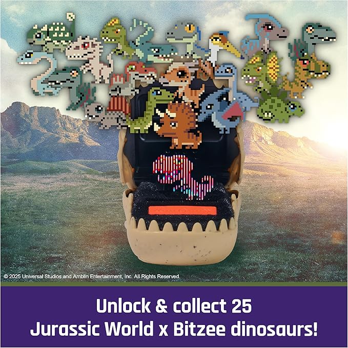 Jurassic World Interactive Dinosaur Toy with 25 Dinosaurs Inside, Reacts to Touch, Pods Connect & Interact, Digital Pet Kids Toys for Ages 5 and up